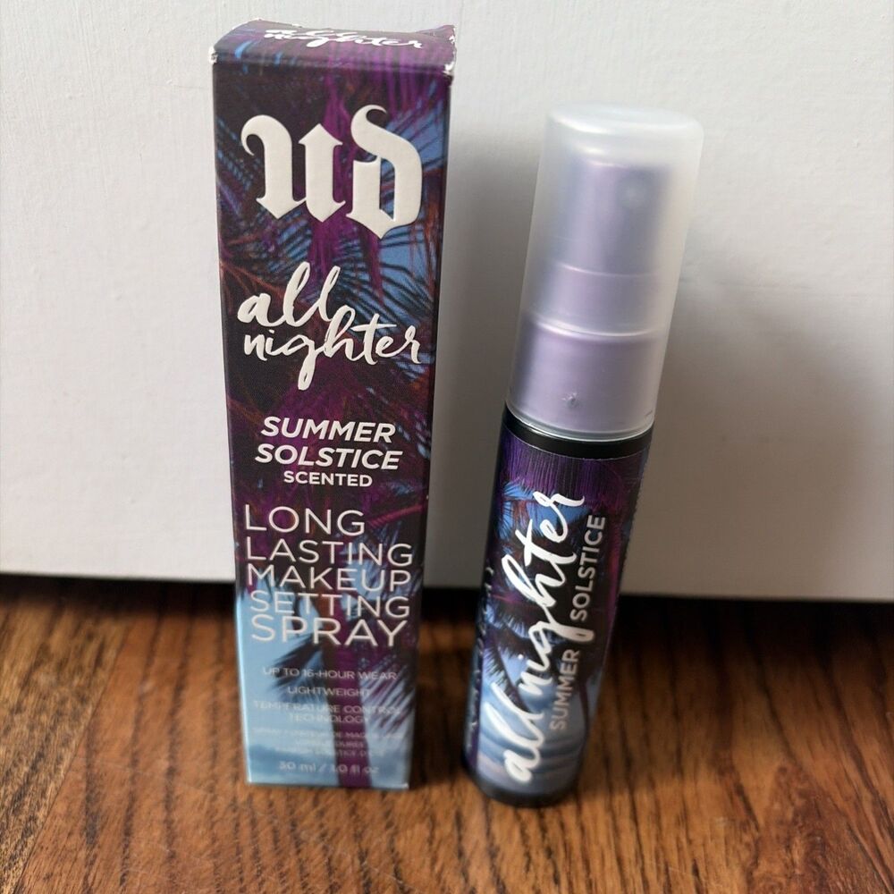 Urban Decay All Nighter Summer Solstice Scented Makeup Setting Spray 1oz /30ml